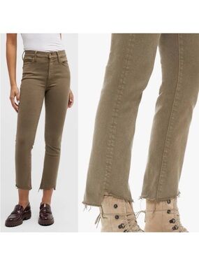 MOTHER DENIM The rascal ankle step fray in Capers